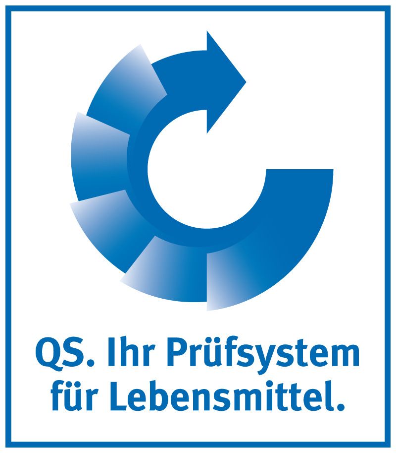 QS-Prüfzeichen Das QS-Prüfzeichen steht für geprüfte Qualitätssicherung in der Lebensmittelkette – von der Erzeugung über Verarbeitung bis zum Handel.
