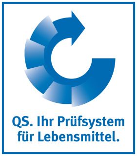 QS-Prüfzeichen Das QS-Prüfzeichen steht für geprüfte Qualitätssicherung in der Lebensmittelkette – von der Erzeugung über Verarbeitung bis zum Handel.